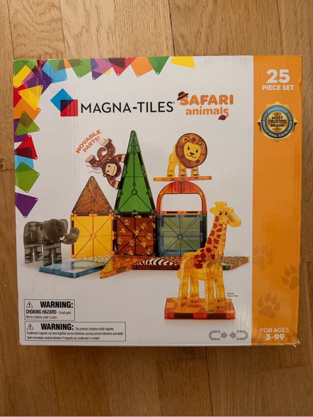 Magna-Tiles Safari Animals 25-Piece Set - Brand New Sealed